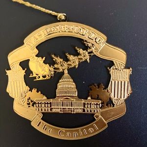 The US Capitol Christmas tree ornament
